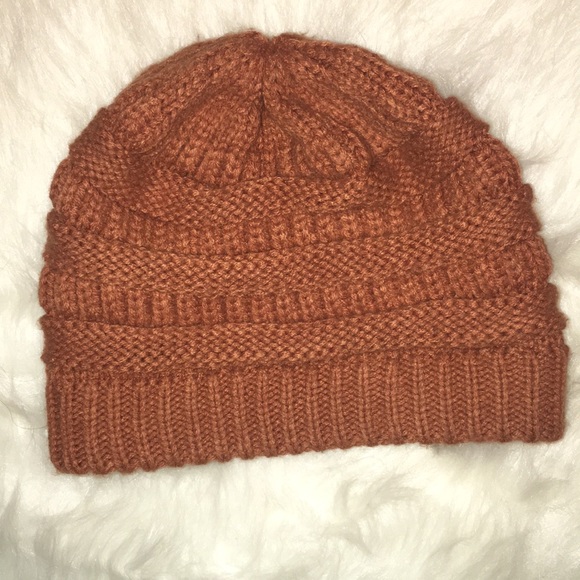 C.C Beanie in Rust Color - Picture 6 of 8